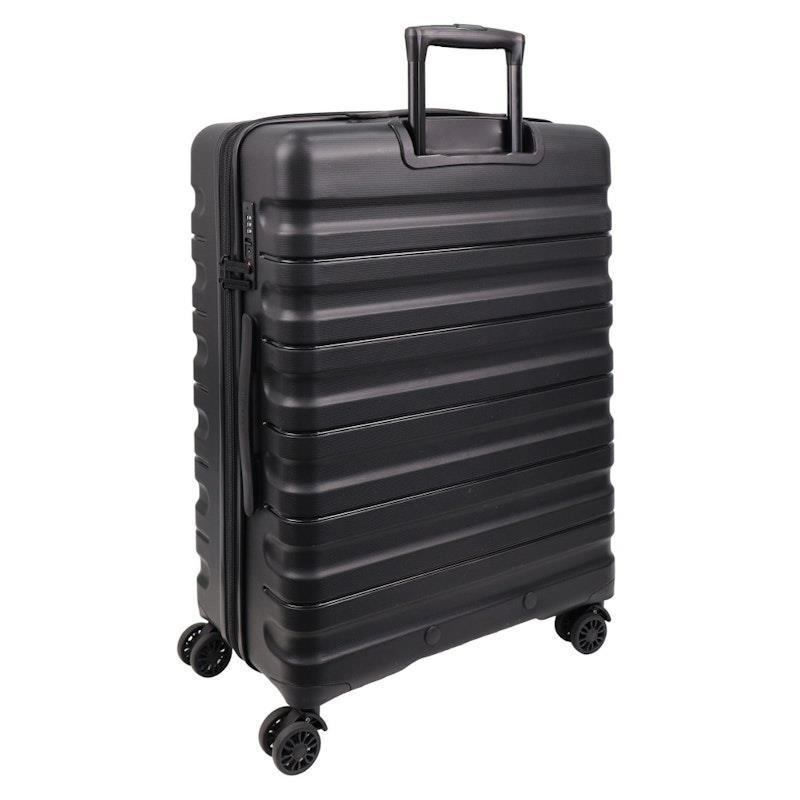 Pierre Cardin 70cm MEDIUM Hard Shell Suitcase Black