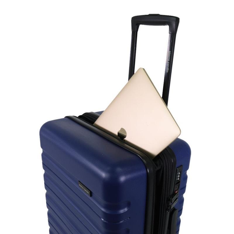Pierre Cardin 54cm CABIN Hard Shell Suitcase Blue