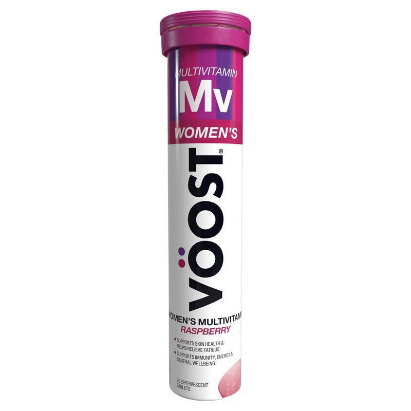 Voost Womens Multivitamin Raspberry Effervescent Tablets 20 Pack