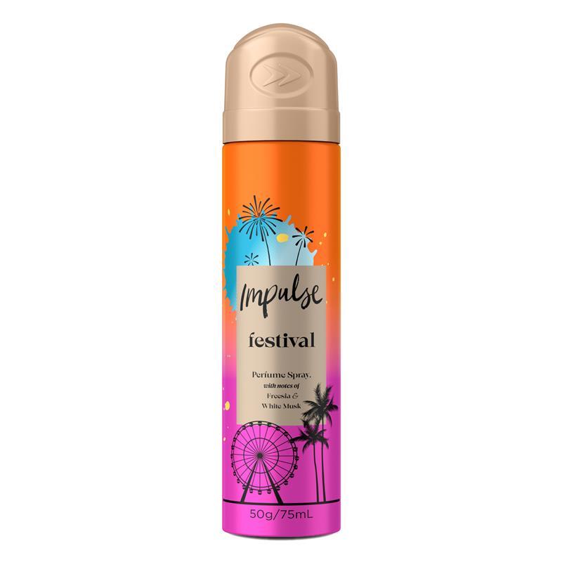 Impulse Body Spray Festival 75ml