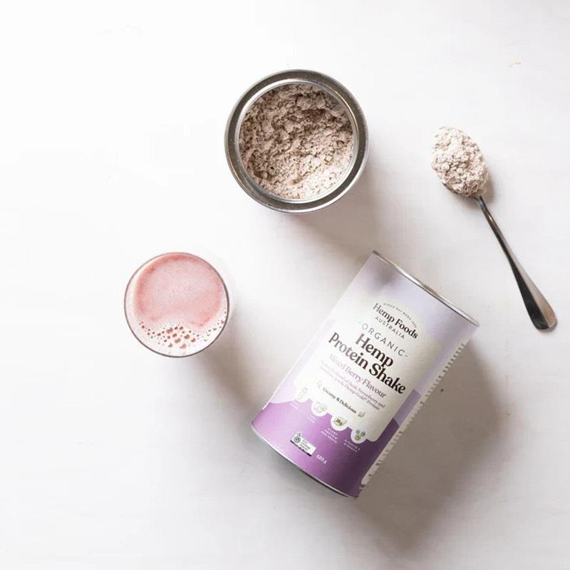 Hemp Foods Australia Organic Hemp Protein Mixed Berry 420g