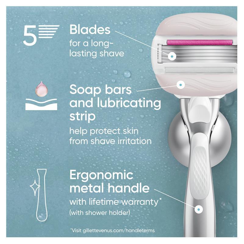 Gillette Venus Comfortglide Sugarberry with Olay Razor + 2 Blades