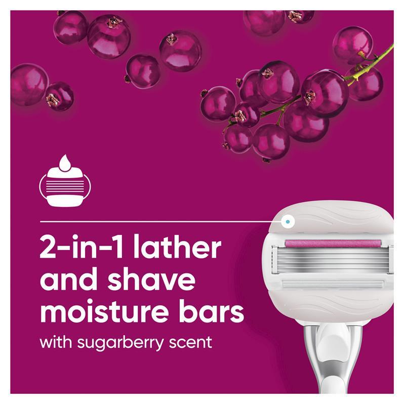 Gillette Venus Comfortglide Sugarberry with Olay Razor + 2 Blades