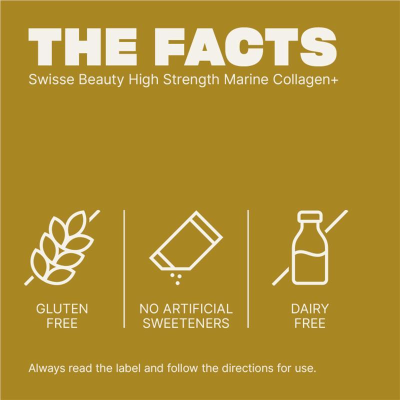 Swisse Beauty High Strength Marine Collagen+ Unflavoured Powder 189g