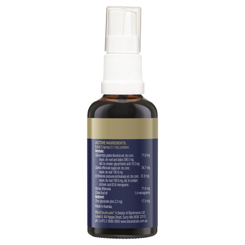 Bioceuticals ArmaForce Throat Relief New Formula 50ml Spray