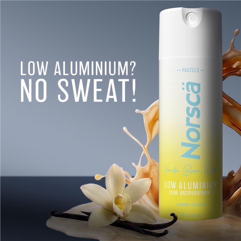 Norsca Pastels Antiperspirant Deodorant Vanilla Bean Whip 155ml
