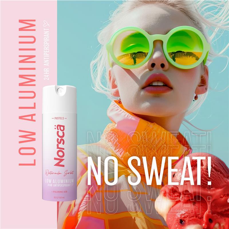 Norsca Pastels Antiperspirant Deodorant Watermelon Sorbet 155ml