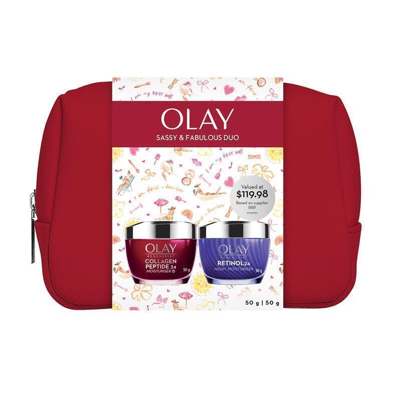 Olay Retinol Cream 50G + Collagen Cream 50G Gift Set