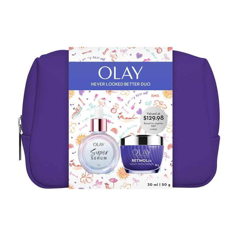 Olay Retinol Cream 50G + Super Serum Day 30ml Gift Set