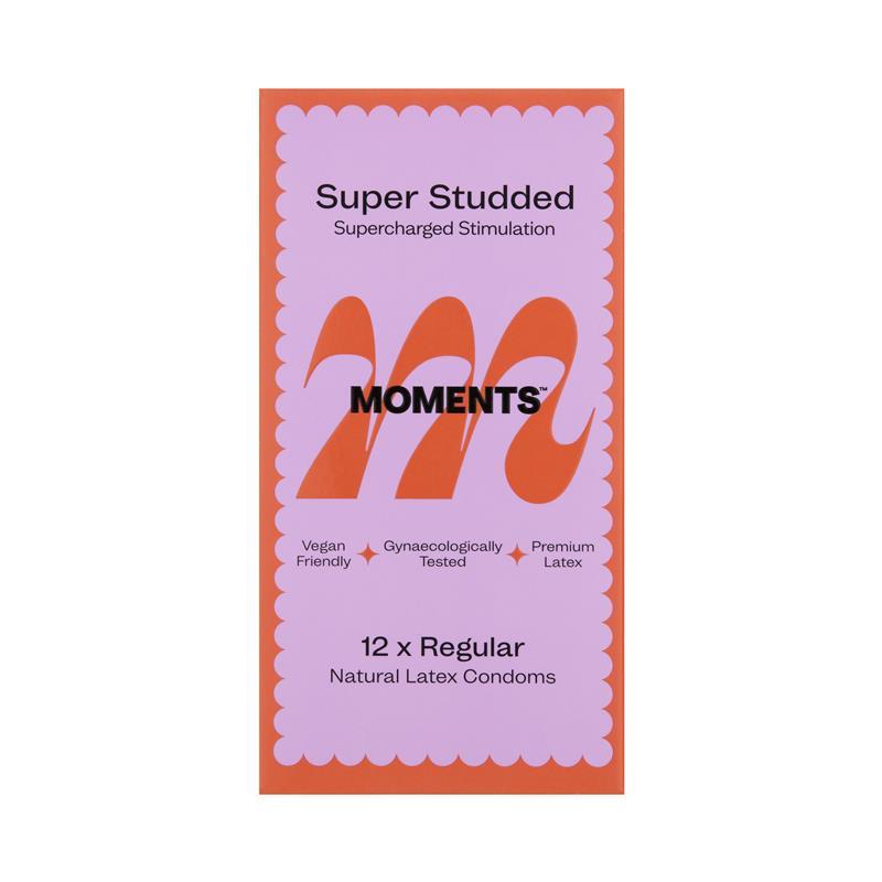 Moments Super Studded Condom 12 Pack