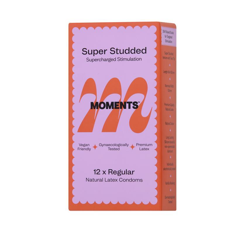 Moments Super Studded Condom 12 Pack