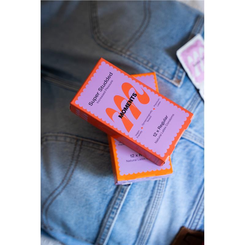 Moments Super Studded Condom 12 Pack
