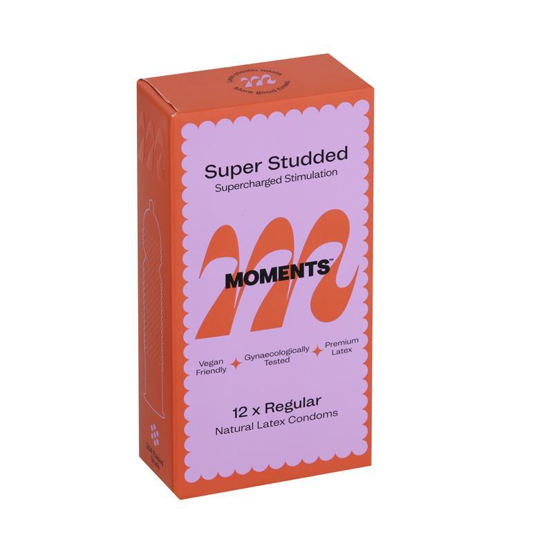 Moments Super Studded Condom 12 Pack