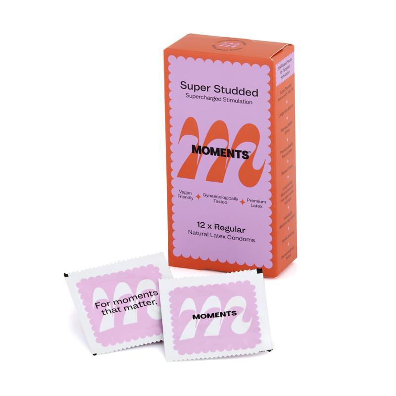 Moments Super Studded Condom 12 Pack