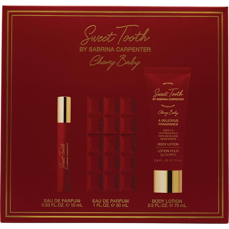 Sabrina Carpenter Cherry Baby Eau De Parfum 30ml 3 Piece Set