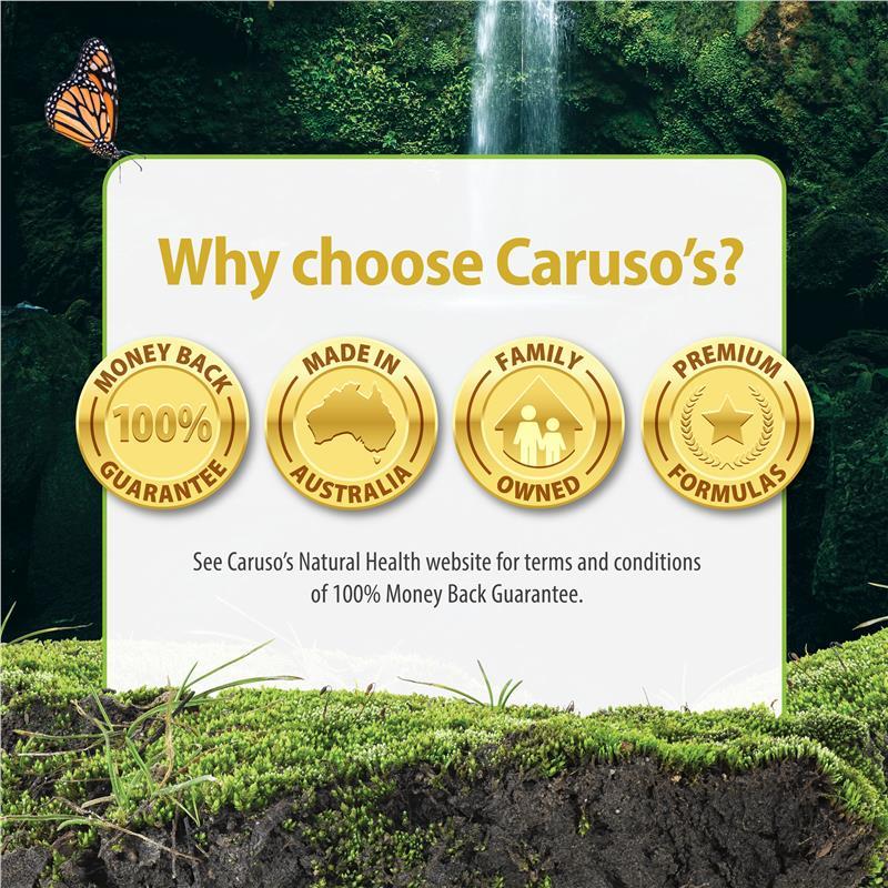 Carusos Ashwagandha 12,500 50 Tablets