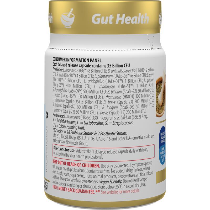 Carusos Super Broad Spectrum Probiotic 60 Capsules