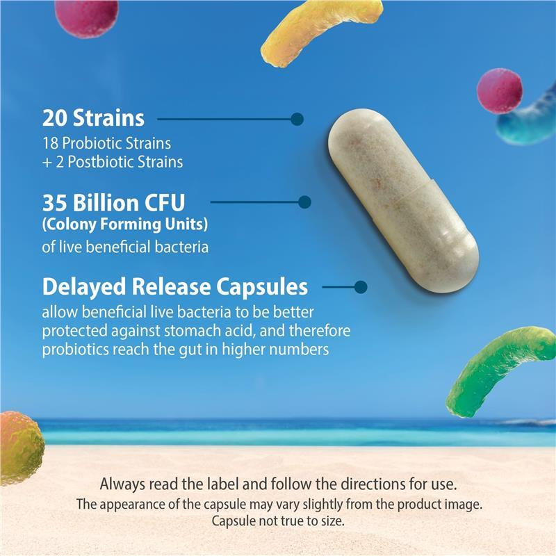 Carusos Super Broad Spectrum Probiotic 60 Capsules