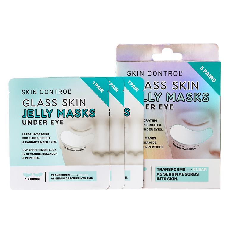 Skin Control Glass Skin Under Eye Jelly Masks 3 Pack