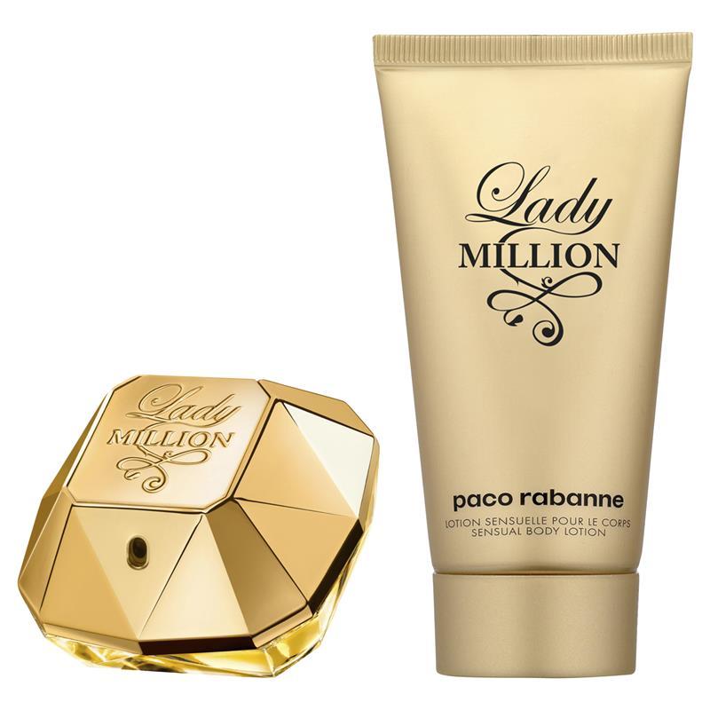 Paco Rabanne Lady Million Eau de Parfum 50ml + 10ml 2 Piece Set 2025