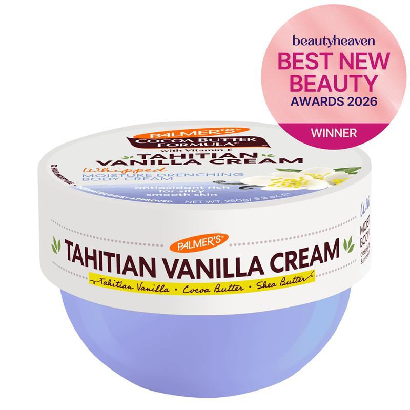 Palmers Tahitian Vanilla Whipped Body Cream 250g