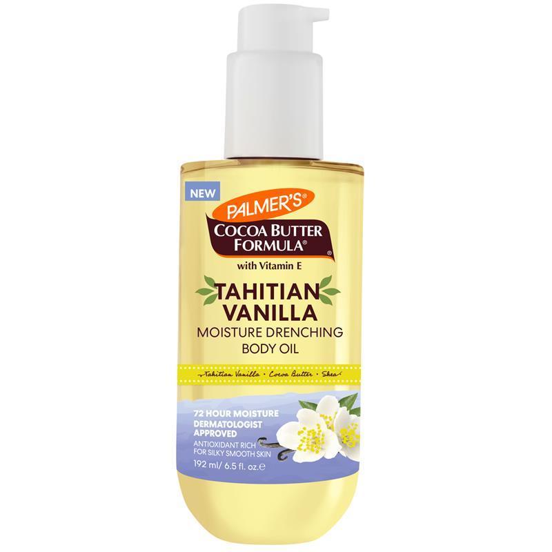 Palmers Tahitian Vanilla Moisture Drench Body Oil 192ml