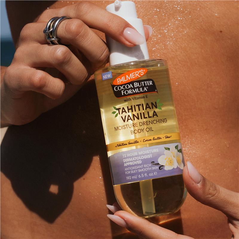 Palmers Tahitian Vanilla Moisture Drench Body Oil 192ml