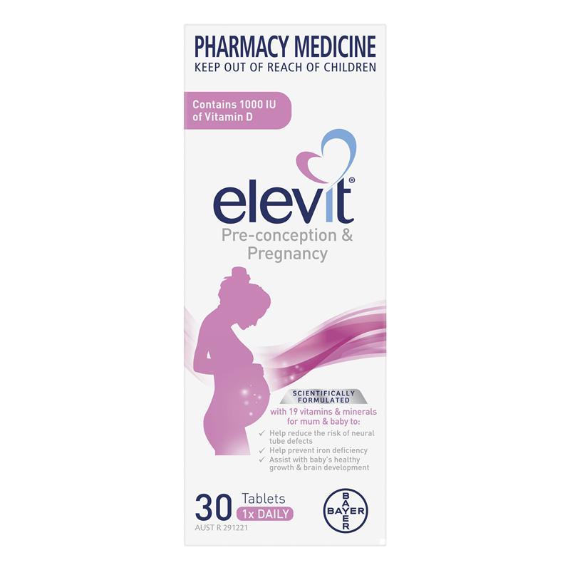 Elevit Pre-conception & Pregnancy 30 Tablets