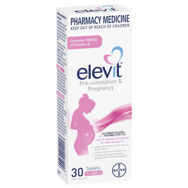 Elevit Pre-conception & Pregnancy 30 Tablets