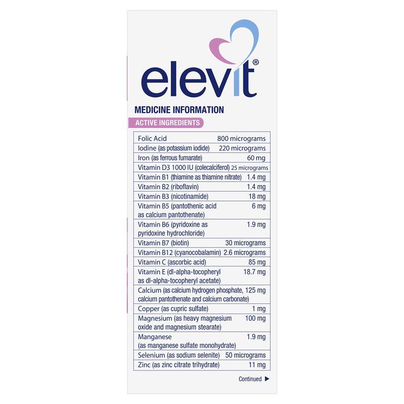 Elevit Pre-conception & Pregnancy 150 Tablets Exclusive Size
