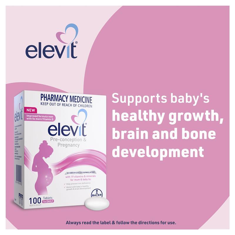 Elevit Pre-conception & Pregnancy 150 Tablets Exclusive Size