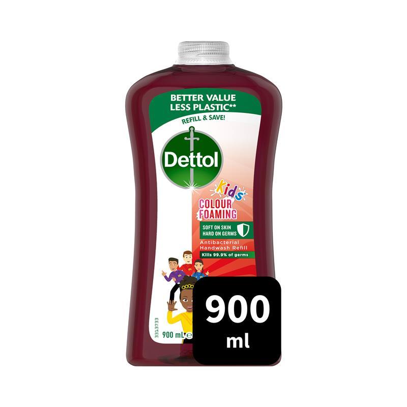 Dettol Kids The Wiggles Colour Foaming Hand Wash Berry Refill 900ml