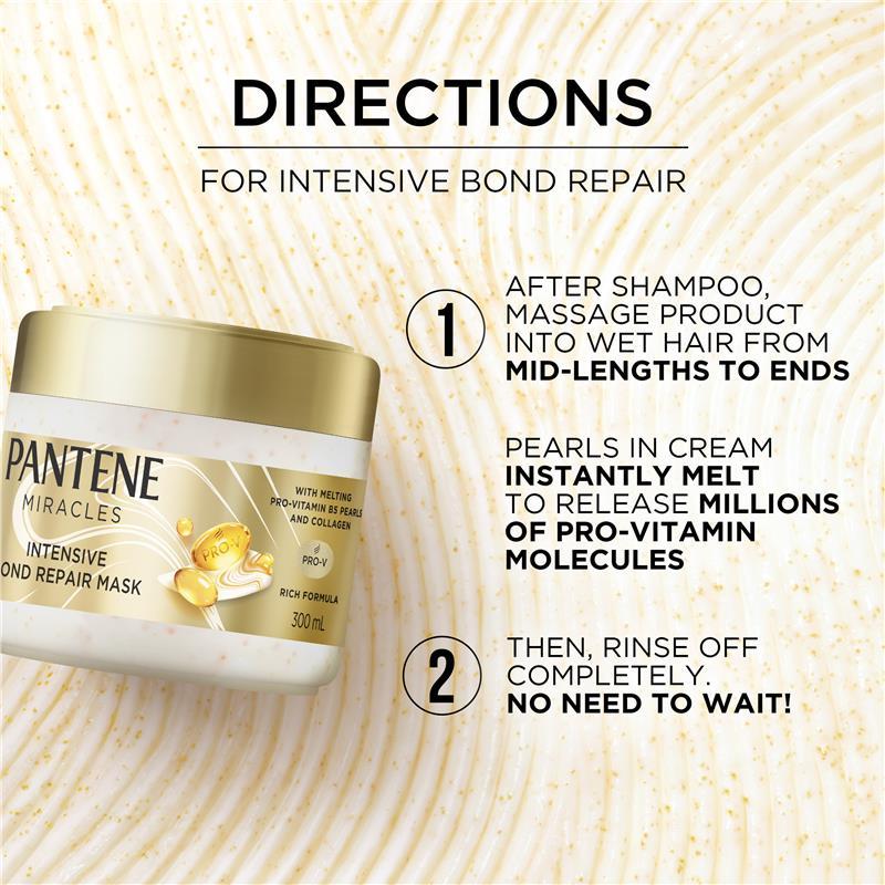 Pantene Miracles Intensive Bond Repair Mask 300ml