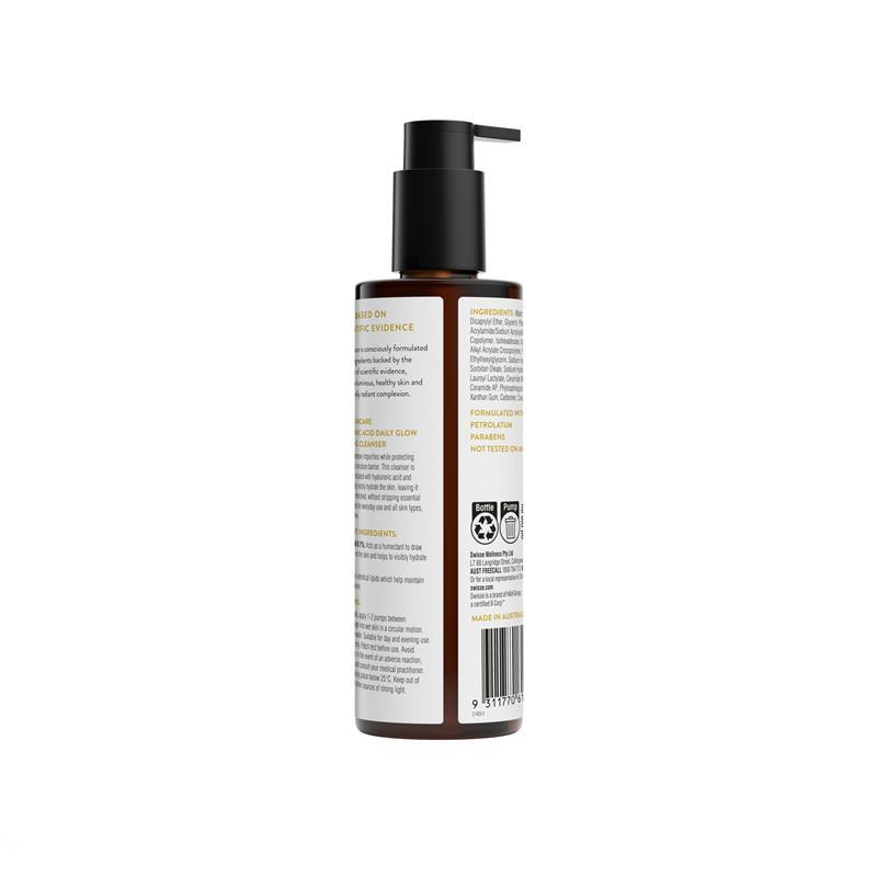 Swisse Skincare Hyaluronic Acid Daily Glow Hydrating Cleanser 200ml