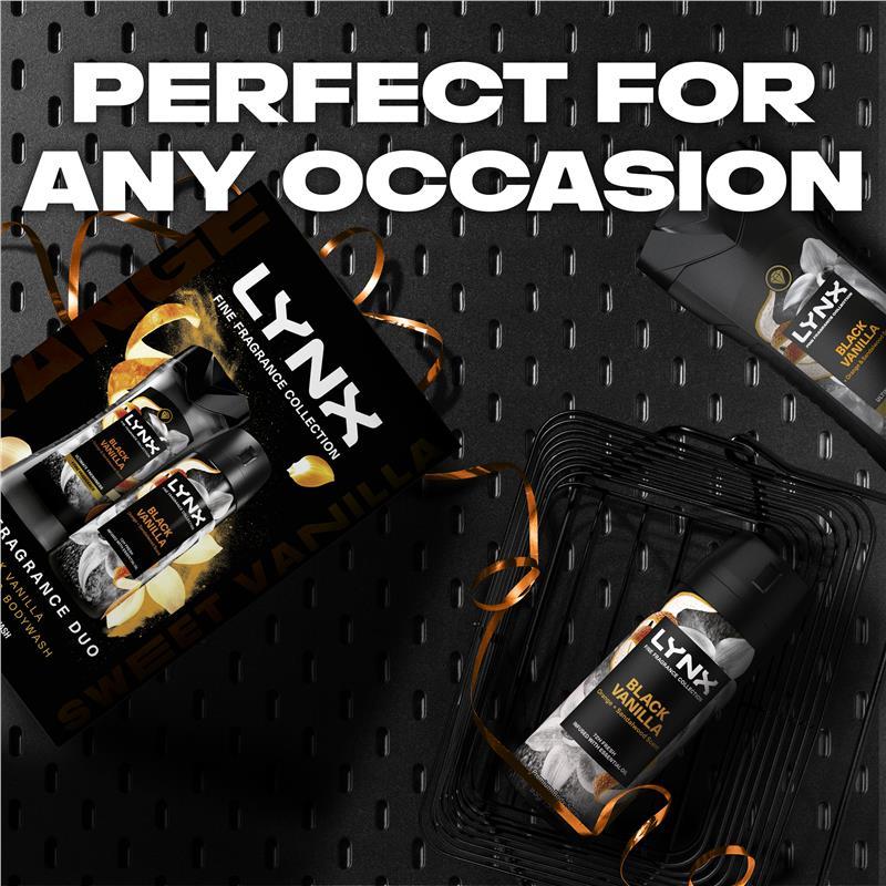 Lynx Fine Fragrance Duo Black Vanilla Gift Set