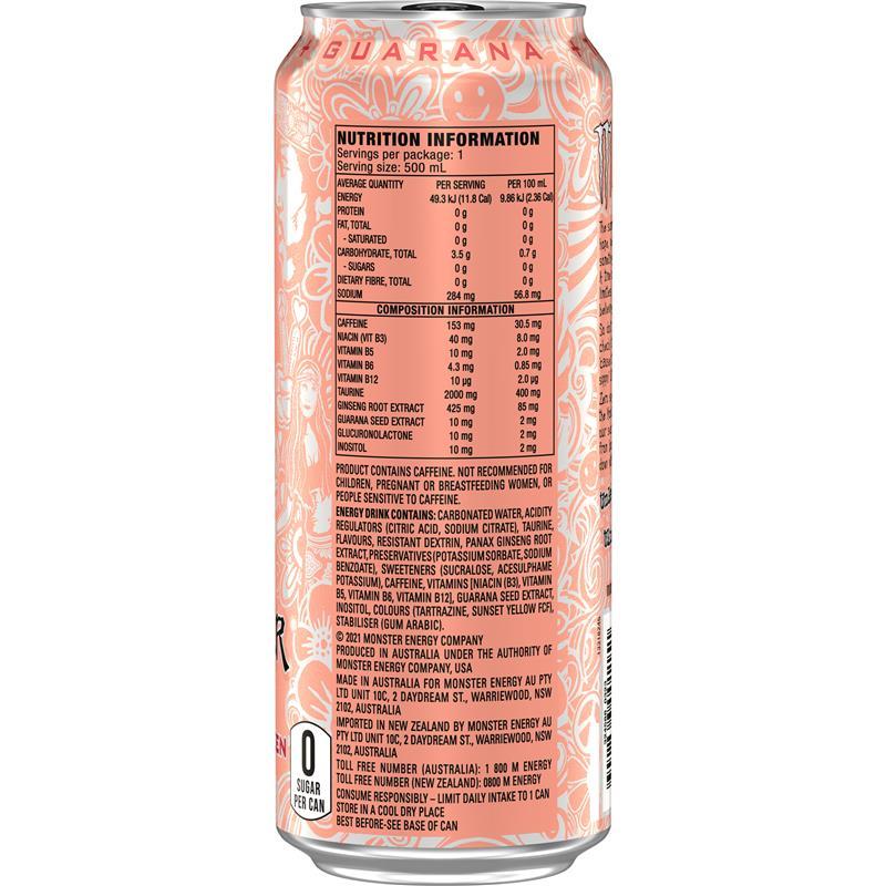 Monster Ultra Peachy Keen 500ml
