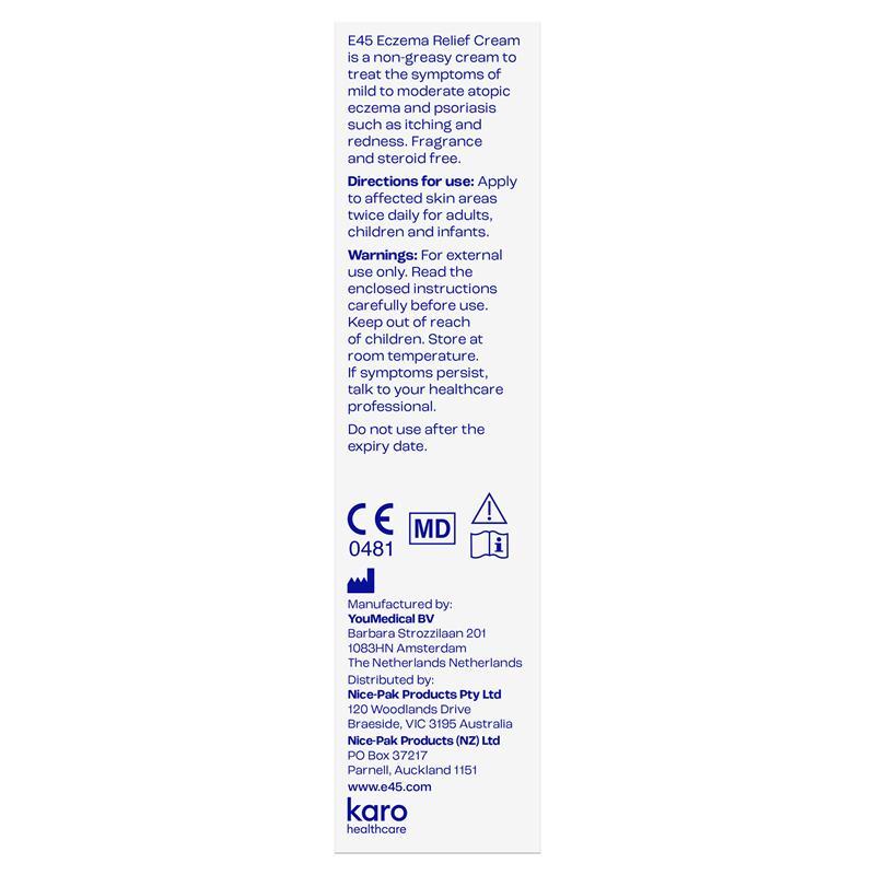 E45 Eczema Relief Cream 60g