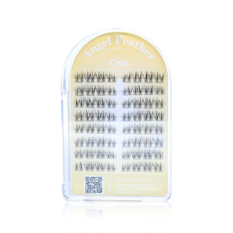 Char Halo Feathered Angel Feather Lashes 64 Pieces