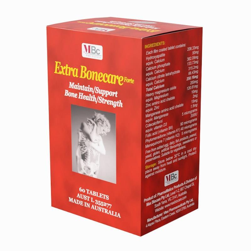 Max Biocare Extra Bonecare Forte 60 Tablets 1Unit