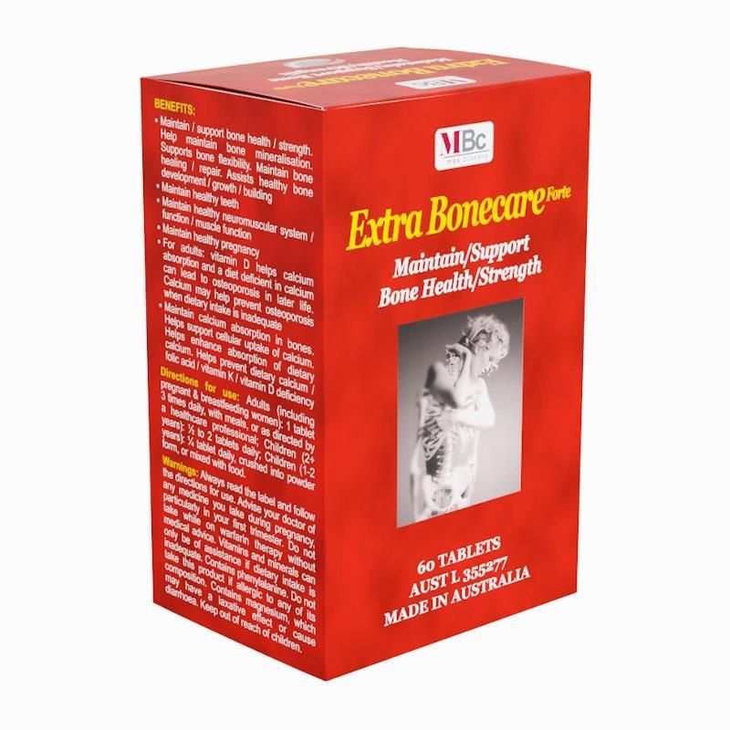 Max Biocare Extra Bonecare Forte 60 Tablets 1Unit