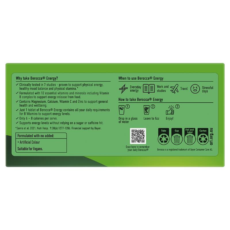 Berocca Energy Original Berry 90 Effervescent Tablets