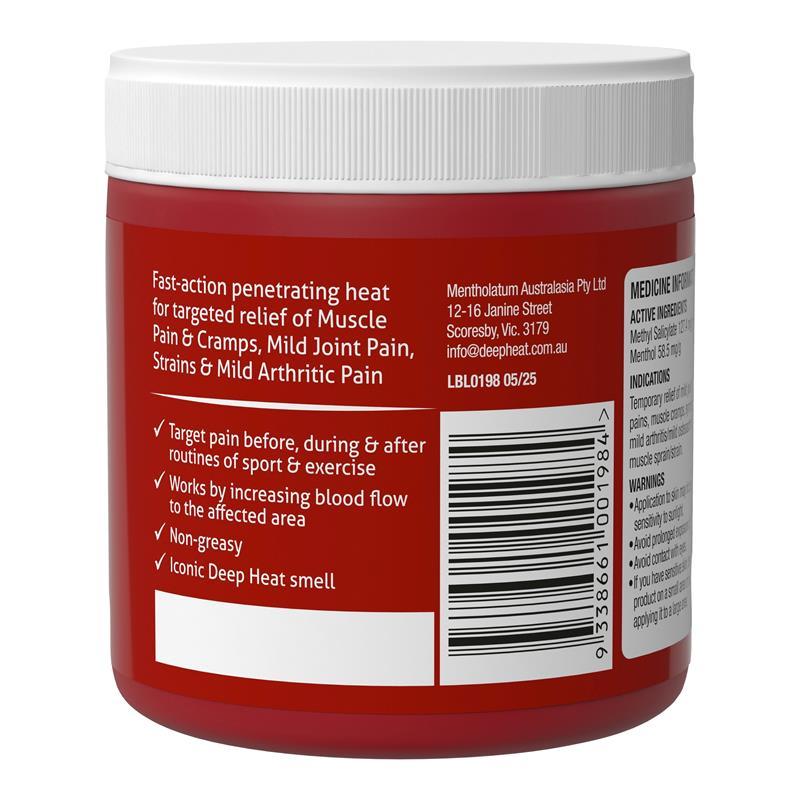 Deep Heat Mentholatum 500g