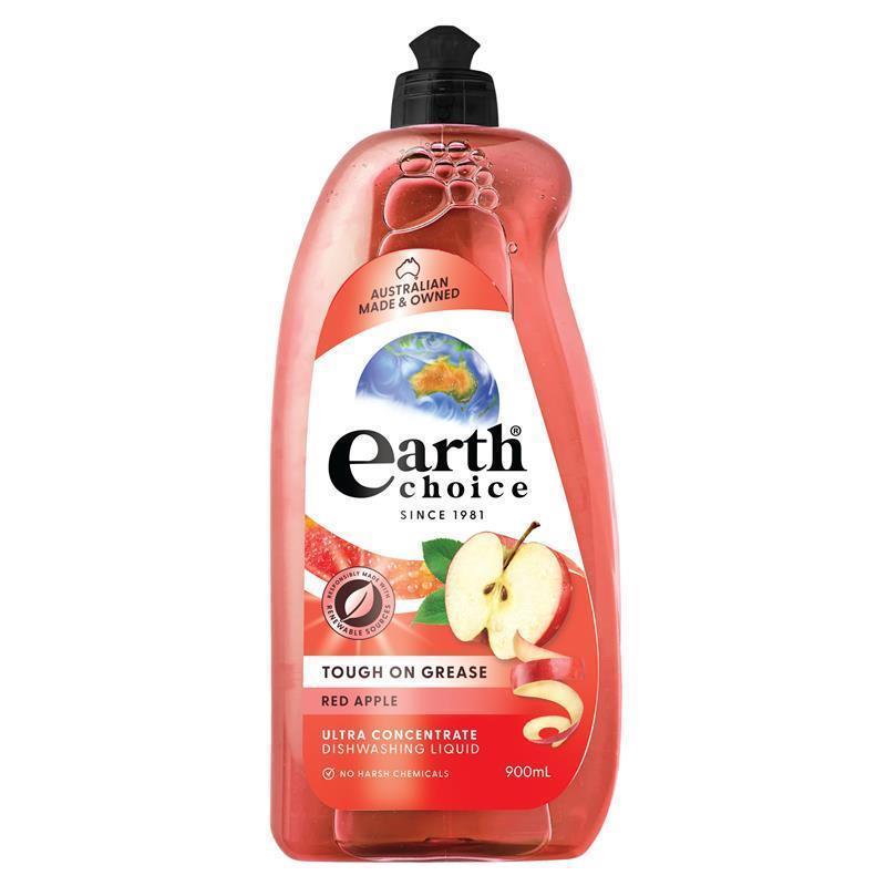 Earth Choice Dishwash Concentrate Red Apple 900ml