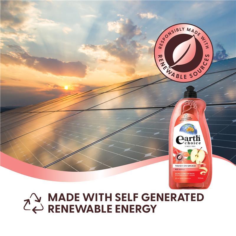 Earth Choice Dishwash Concentrate Red Apple 900ml
