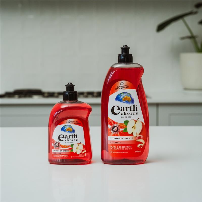 Earth Choice Dishwash Concentrate Red Apple 900ml