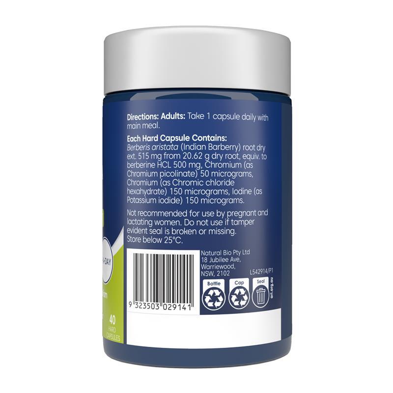 Bioglan Berberine Xtra 40 Capsules