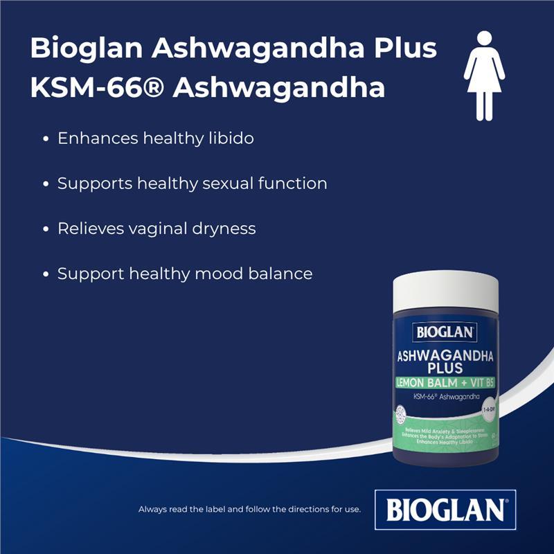 Bioglan Ashwagandha Plus 120 Tablets