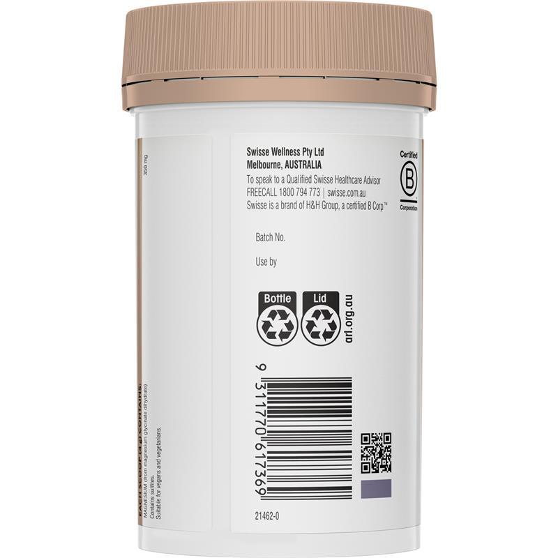 Swisse Ultiboost Magnesium Glycinate Unflavoured Powder 140g