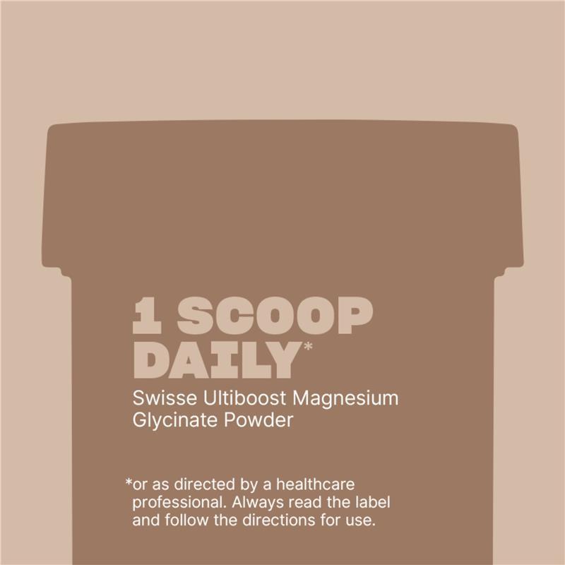 Swisse Ultiboost Magnesium Glycinate Unflavoured Powder 320g