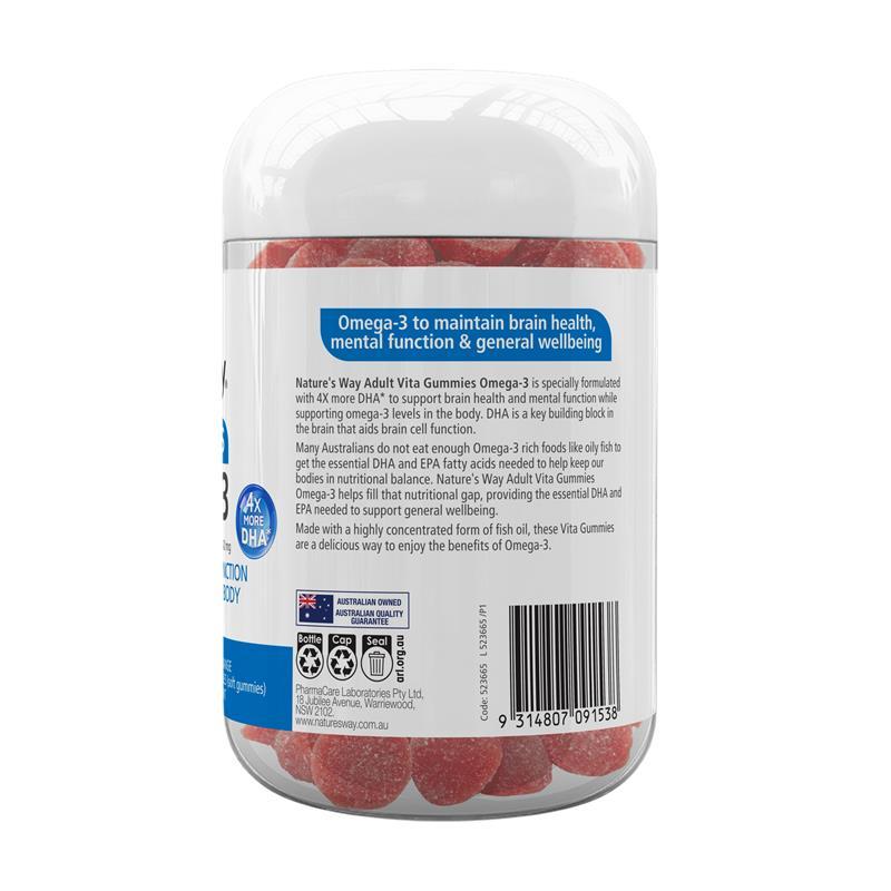 Nature's Way Adult Vita Gummies Omega 100 Gummies
